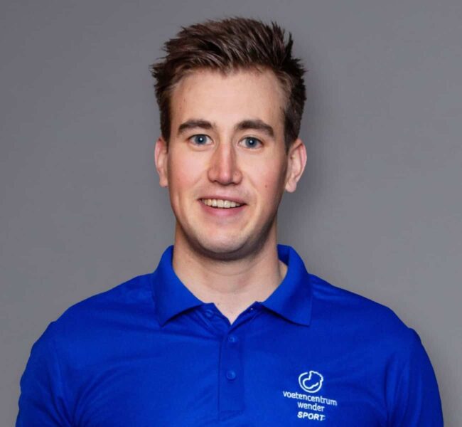 Portrait Kilian ter Meer Optimal functioning physiotherapy at Frisk Physio in the Netherlands, specialist rehabilitation and sports injuries for quick recovery and pain relief.
