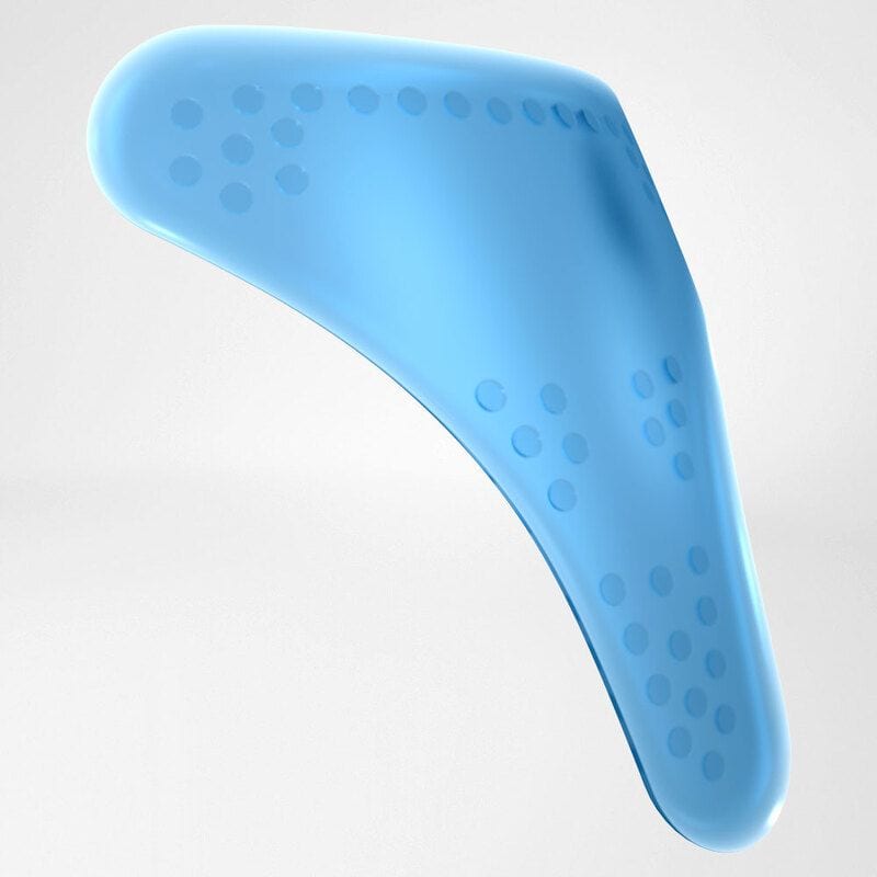OmoTrain schouderbrace 8 Frisse blå schouderbrace van OmoTrain met polstering en draaibare strap voor ondersteuning en compressie.