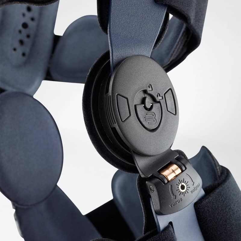 SecuTec® OA 5 Dichtingskussing van een beugel voor gehoorbescherming met draai- en klikmechanisme, close-up afbeelding.