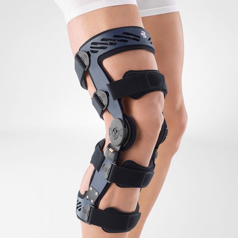 SecuTec® OA 1 Friskfysio.nl Kniebrace orthopedische behandeling met verstelbare banden voor ondersteuning en stabiliteit.