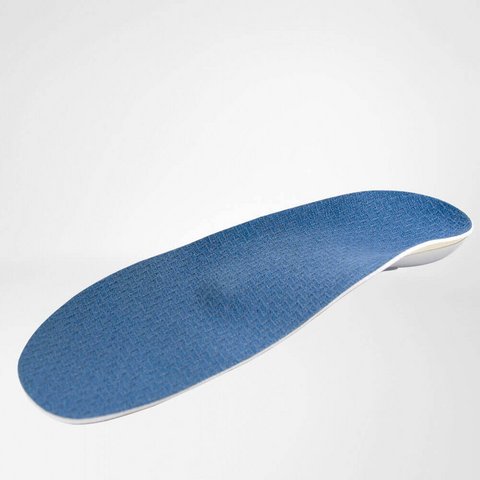 ErgoPad® work 1 Blauwe zool voetzool inlegzool met antisliptextuur, geschikt voor comfort en ondersteuning.