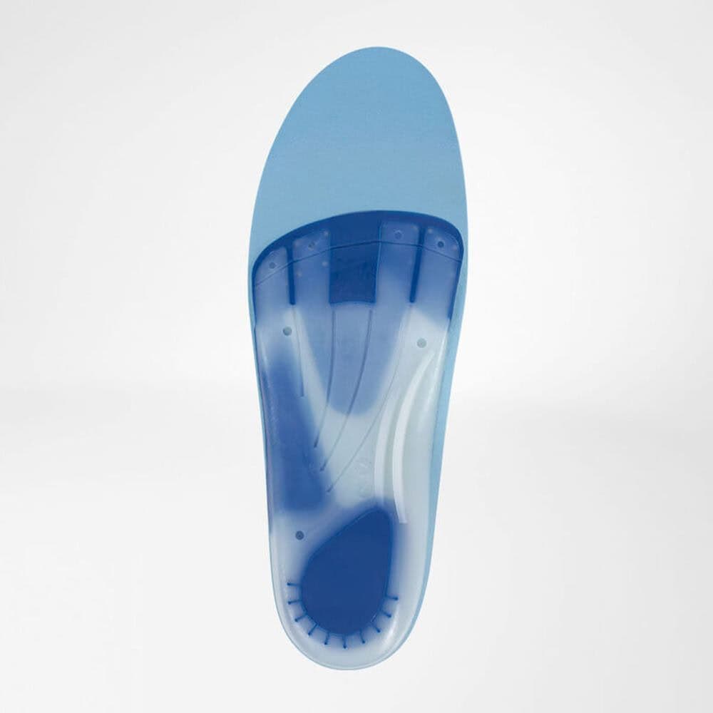TRIactive® Shape 3 Knie- en enkelgips, gesloten en lichtblauw, professioneel ontworpen supportschuim voor advies bij blessurepreventie en herstel.