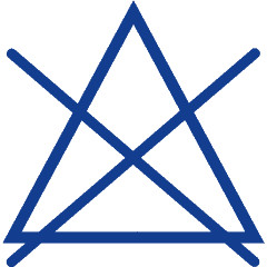 Washing symbol no bleaching