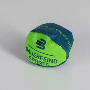 Baueferind Sports blok in fel groen en donkerblauw met logo en tekst BAUERFIND SPORTS.