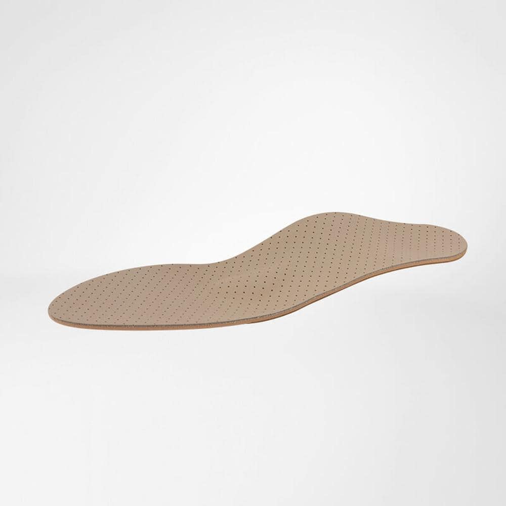 ErgoPad® weightflex 10 Perforated beige inlegzool met geleiding voor comfort en ondersteuning.