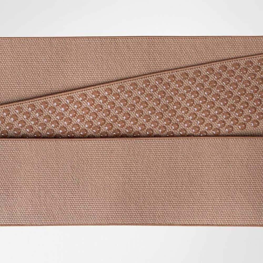 VenoTrain® curaflow armkousen 8 Gezellig axis van een bruin geweven band met textuur en patroonaccent.
